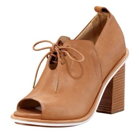 RAG & BONE Buckley Open-Toe Lace-Up Sandal Bootie Tan sz 9 - Picture 1 of 11